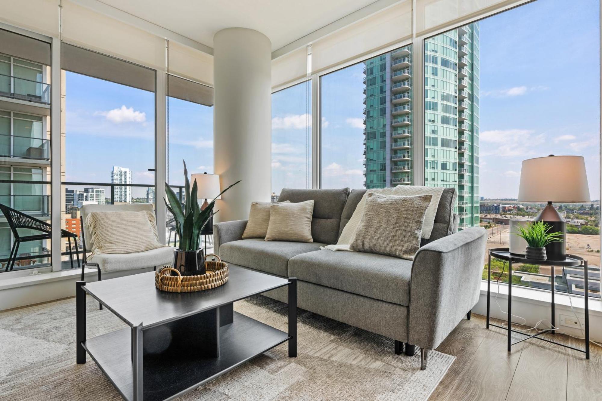 Modern Suite Calgary Downtown 5 Min Walk Stampede Екстер'єр фото